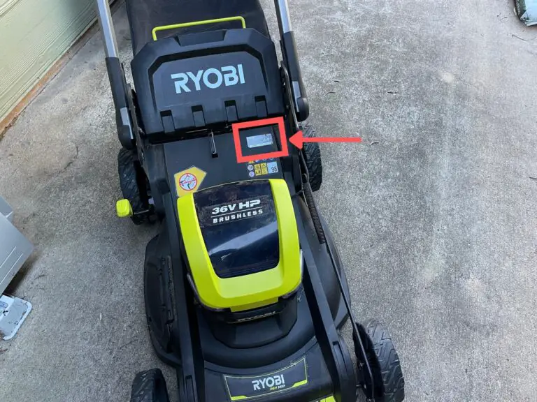 Where Is The Serial Number For A Ryobi V Hp Lawn Mower Garden Knocks